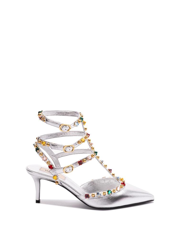 Valentino Valentino Garavani `Rockstud` Ankle Strap Pumps