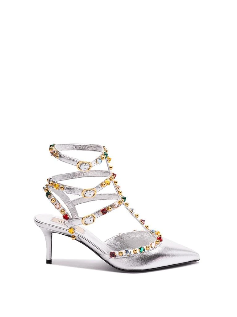 Valentino Garavani Valentino Garavani `Rockstud` Ankle Strap Pumps 1