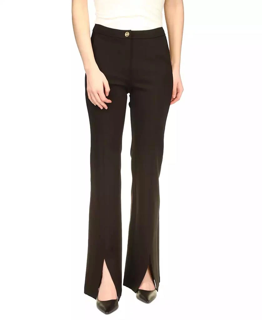 Michael Kors Women's High-Rise Split-Front Pants 1
