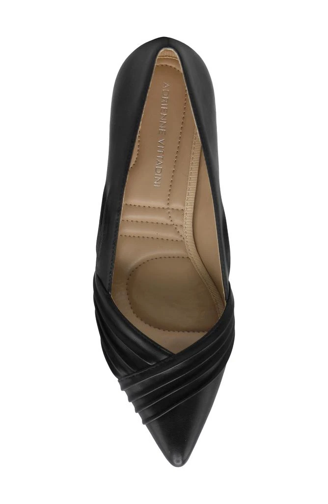 Adrienne Vittadini Sapient Pleated Kitten Heel Pump 4