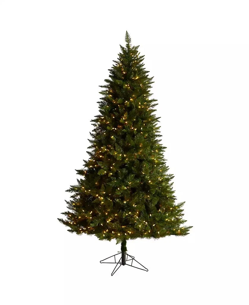 NEARLY NATURAL Vermont Spruce Artificial Christmas Tree, 7.5
