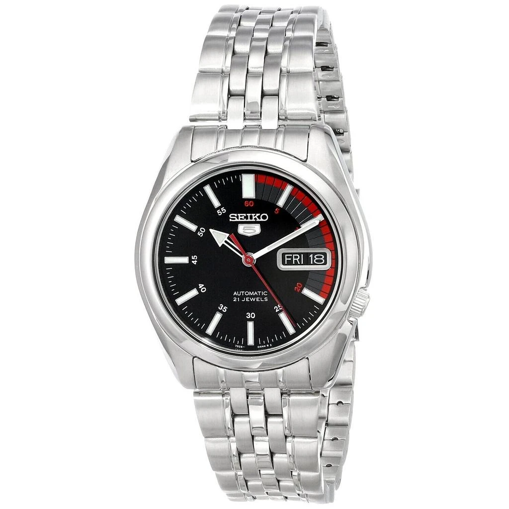 Seiko Seiko Men's Series 5 Black Dial Watch 1