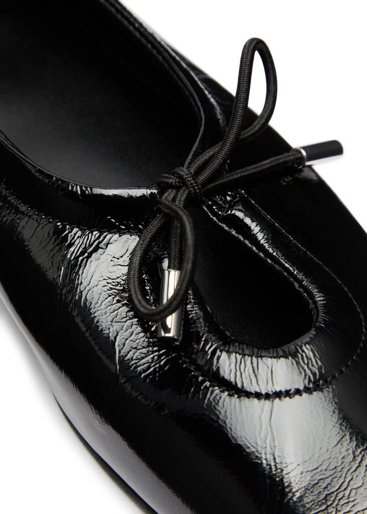ALOHAS Rosalind crinkled patent leather ballet flats 4