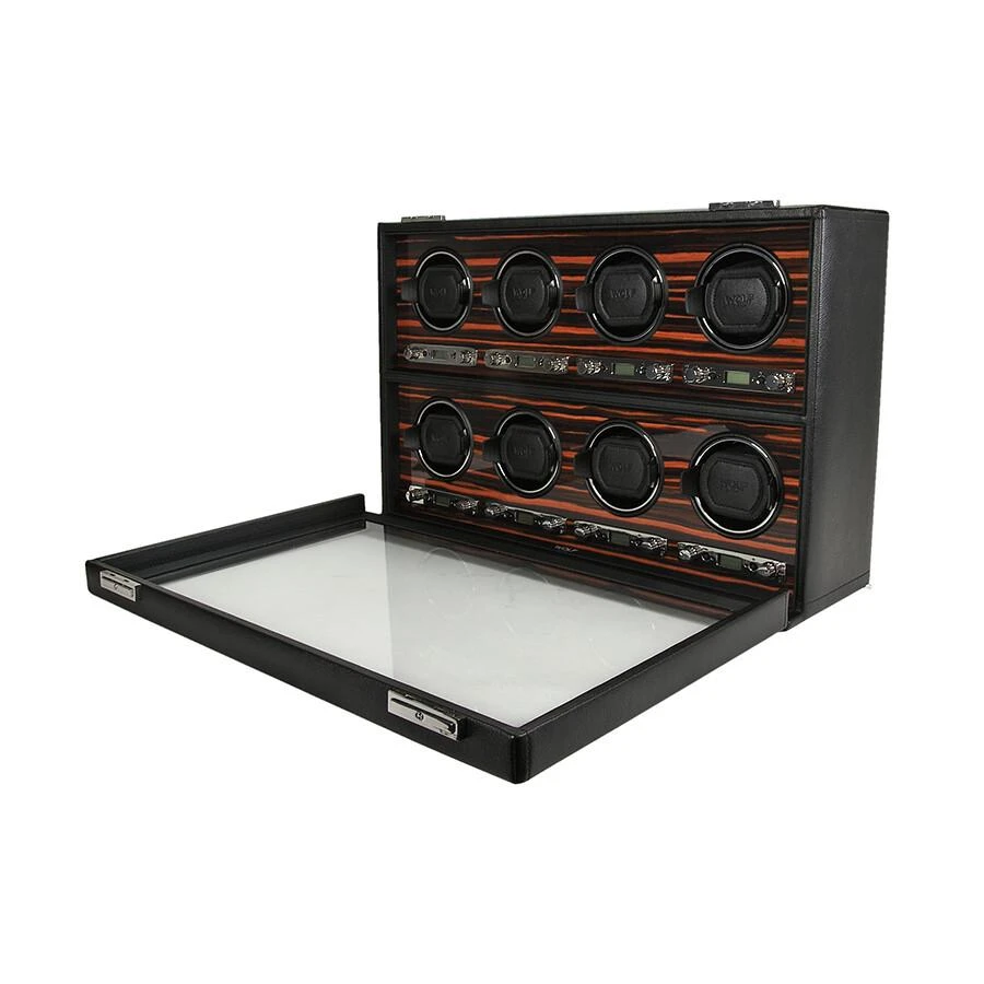 Wolf Roadster Eight Piece Watch Winder with Cover 459356 3