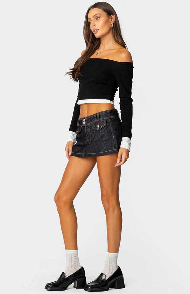 Edikted Jovi Layered Off Shoulder Top 4