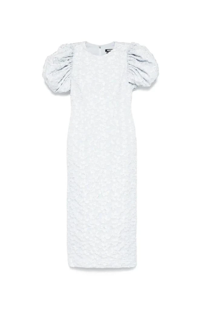 ROTATE Birger Christensen Jacquard Midi Puffy Dress 1