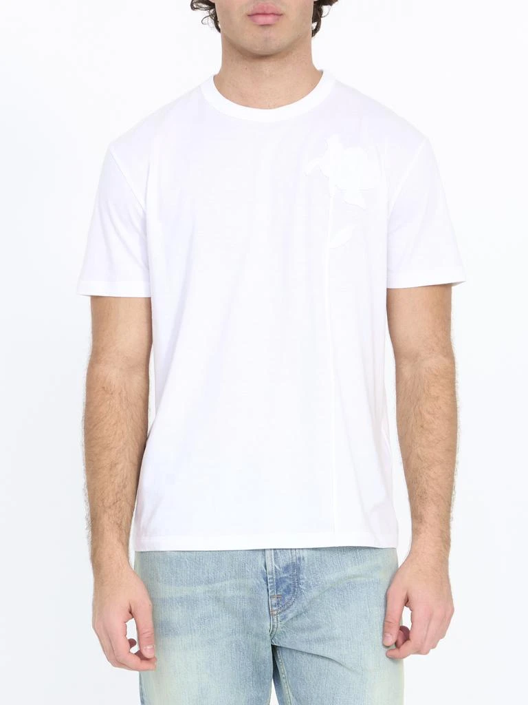 Valentino T-shirt with flower embroidery 2