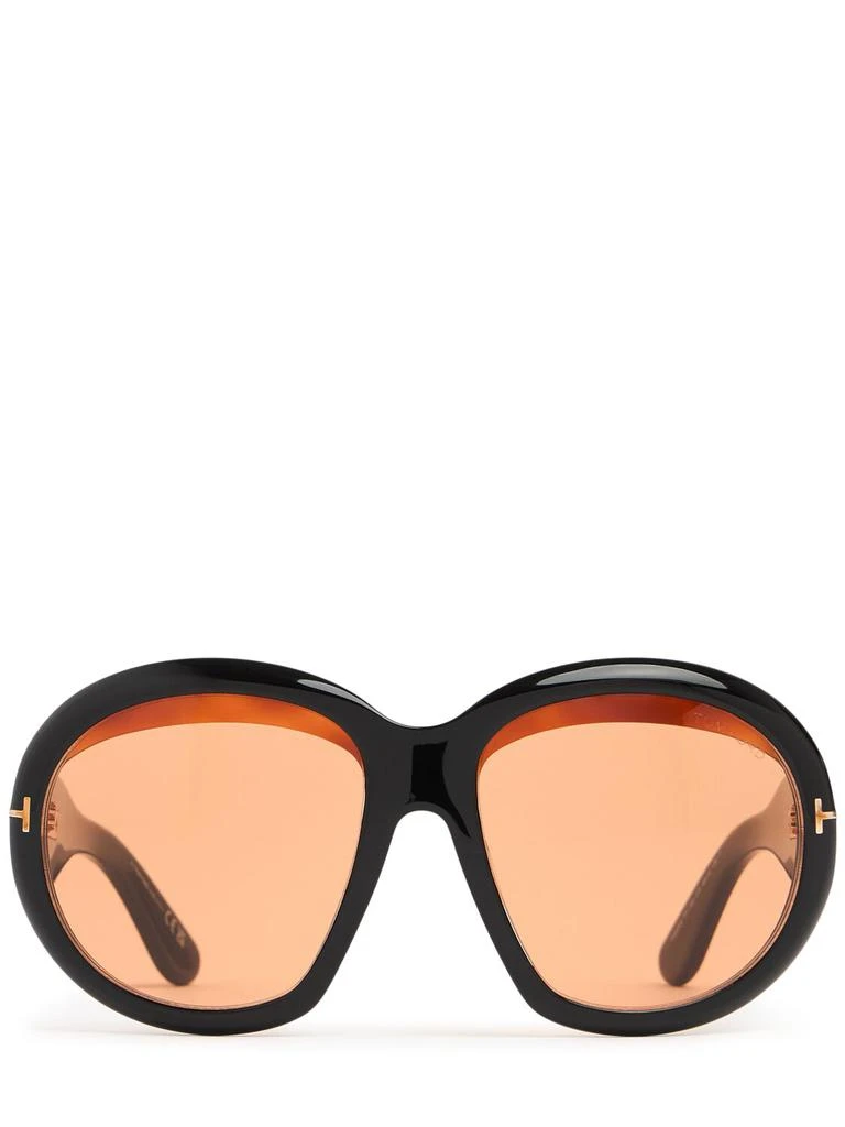 Tom Ford Angelica cat eye sunglasses Tom Ford Anjelica FT0868 Cat Eye Sunglasses in Havana Brown  main image 4
