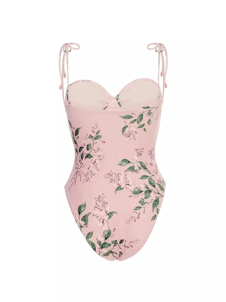 Agua by Agua Bendita Rabano Wisteria One-Piece Swimsuit 2