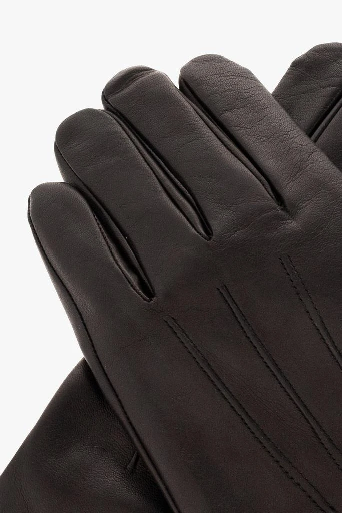 Moschino Moschino Logo Plaque Gloves 4