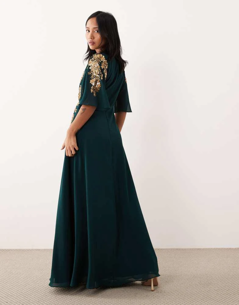 lidee maxi dress Blue L'IDEE gown – S T Y L E L I B R A R Y