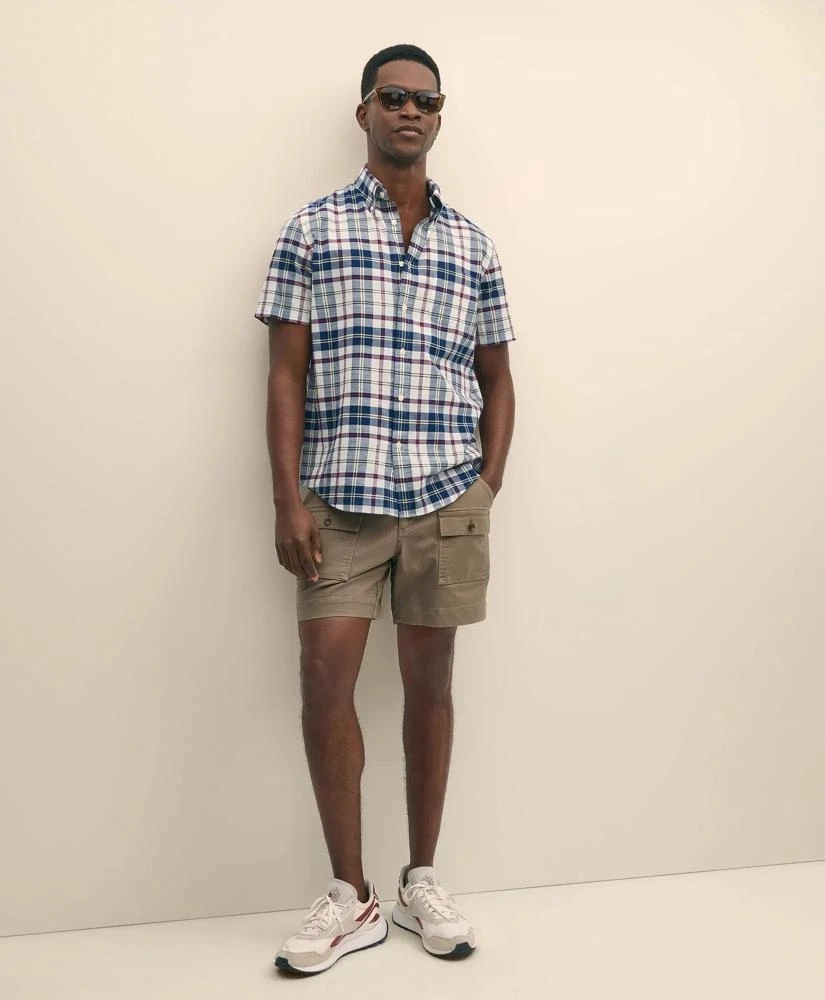 Brooks Brothers 6.5" Cotton Canvas Camp Shorts