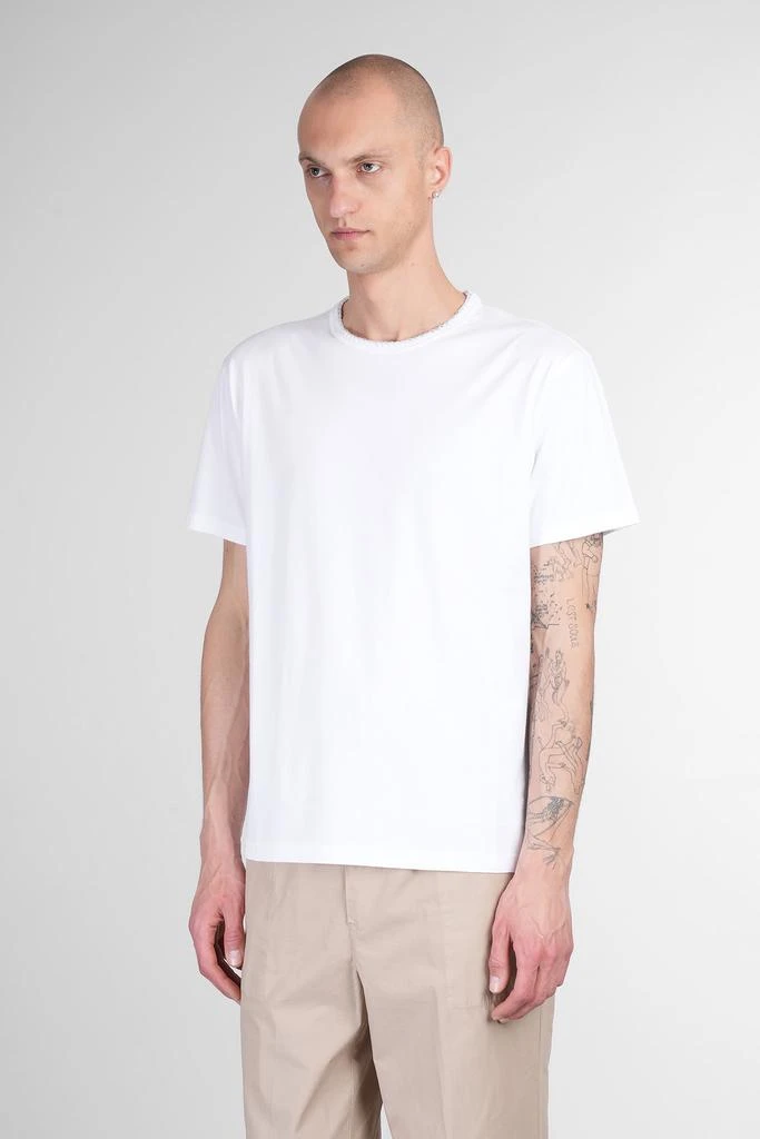 MAURO GRIFONI T-shirt In White Cotton 2
