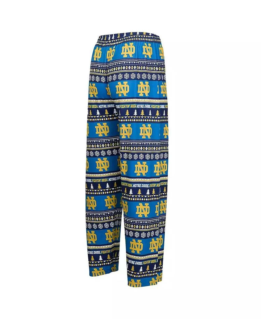 Concepts Sport Men's Navy Notre Dame Fighting Irish Swivel Long Sleeve T-Shirt Pants Sleep Set 3
