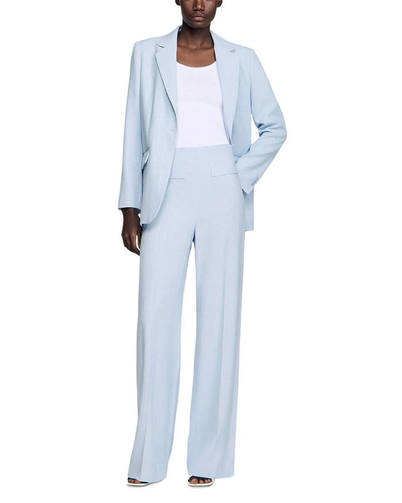 Sandro Concorde Stripe Sequin Pants 2