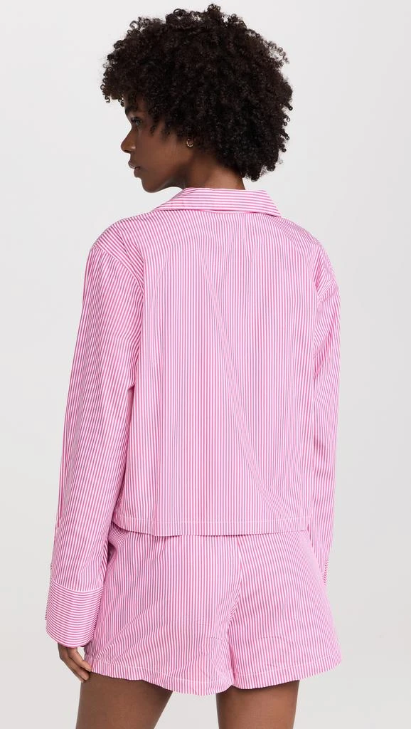 Ralph Lauren Crop Top & Boxer Poplin Pajama Set 2