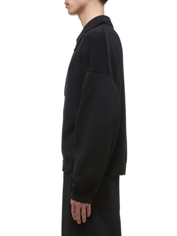 Helmut Lang Cotton Distressed Polo Shirt 3