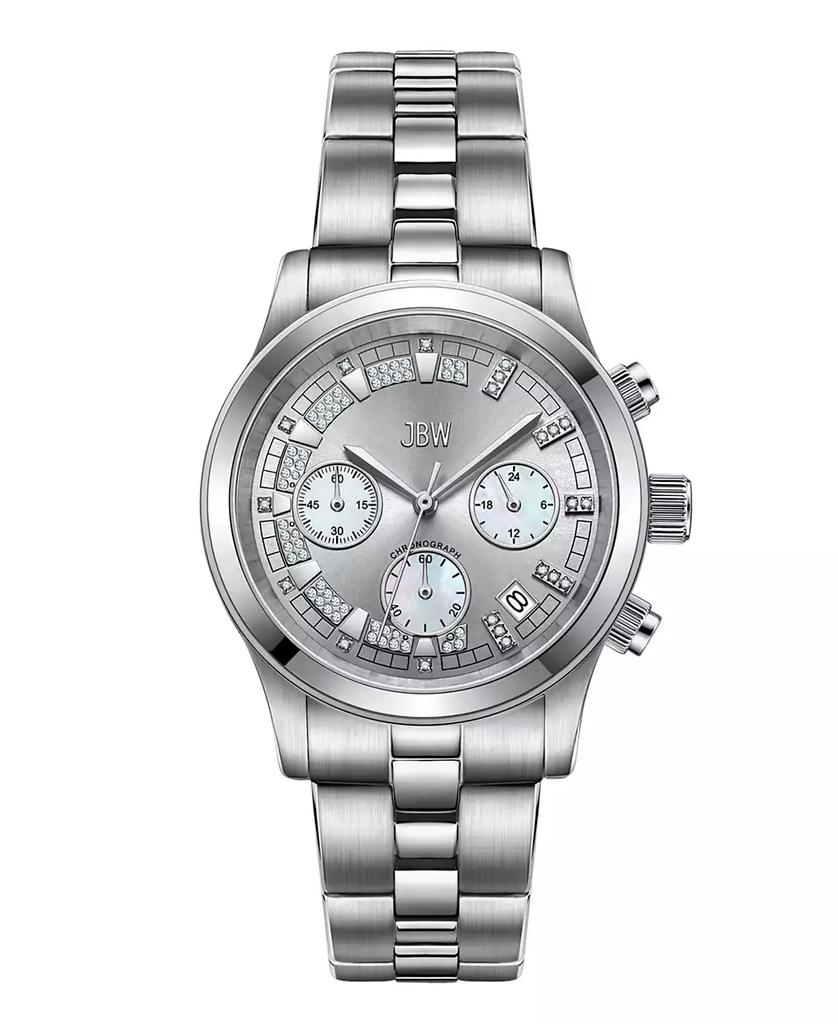 Jbw Women's Muse Diamond (1/5 ct.t.w.) Stainless Steel Watch