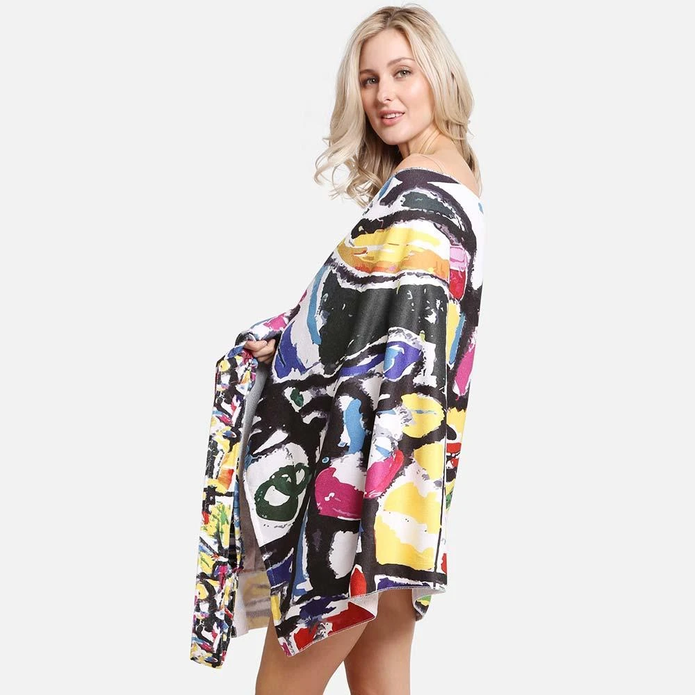 FASHNZFAB Abstract Print Beach Towel and Tote Bag 3