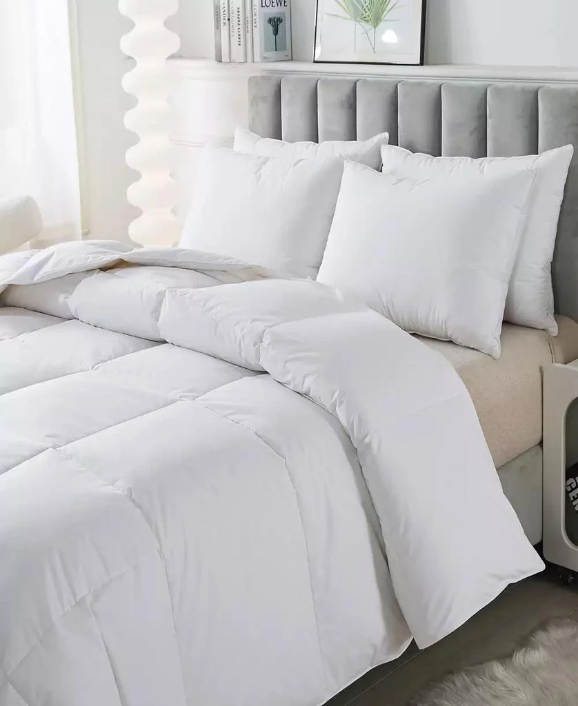 Royal Velvet Light Weight White Goose Nano Down and Feather Blend Comforter 4