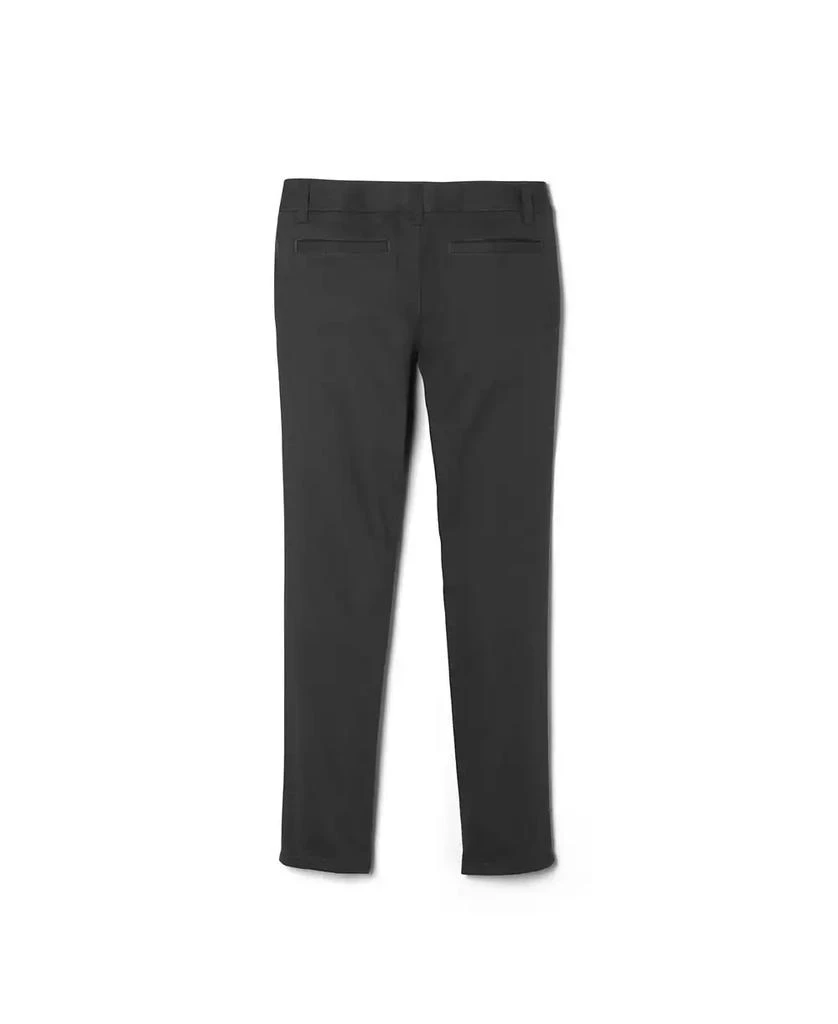 French Toast Big Girls Uniform Adjustable Waist Stretch Twill Skinny Pant 2