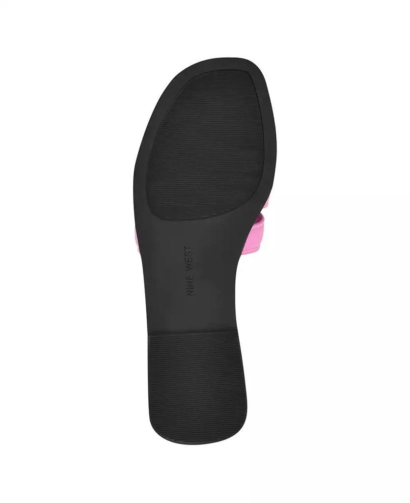 Nine West Women's Geena Cutout Flat Slip-On Sandals 5