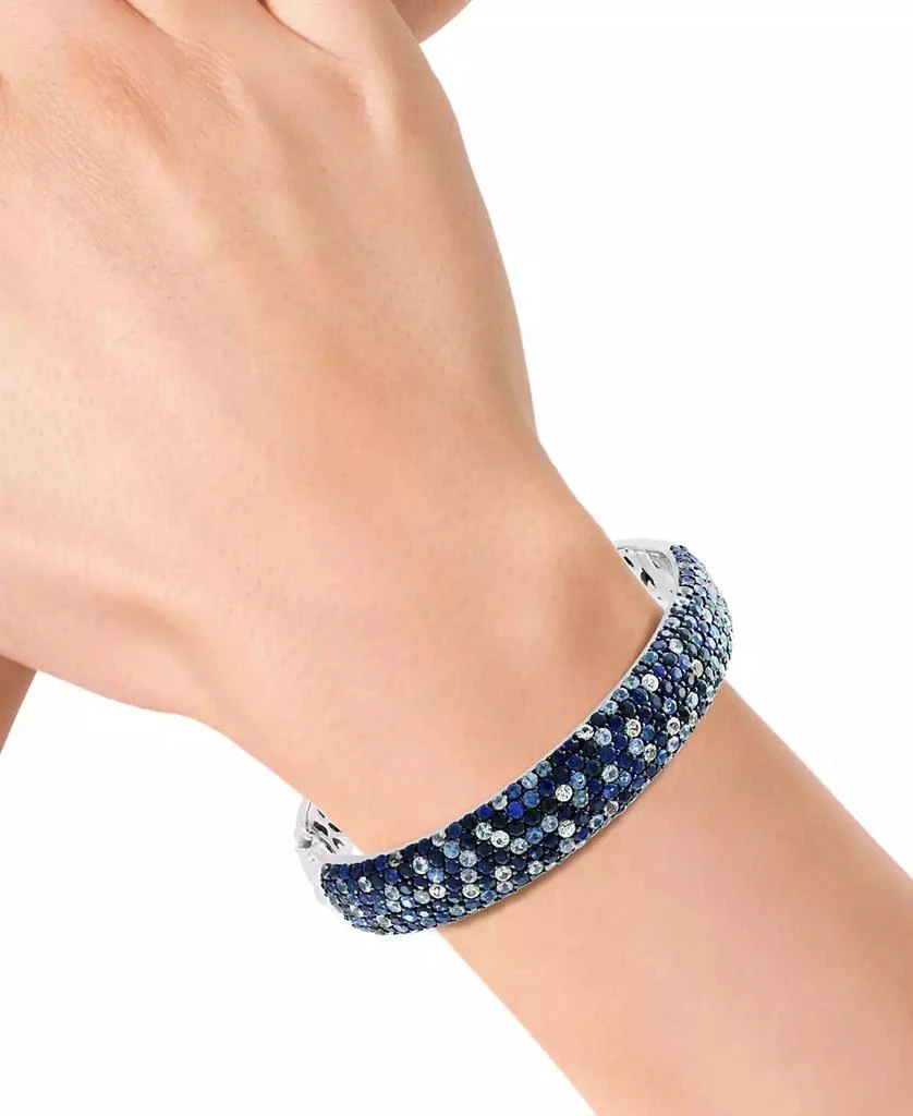 Effy EFFY® Multi-Sapphire Ombré Bangle Bracelet (13-1/3 ct. t.w.) in Sterling Silver 2