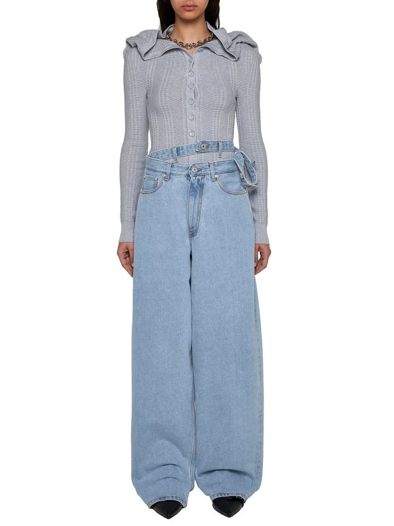 Y/Project Y/Project Logo Patch Double Waist Jeans 4