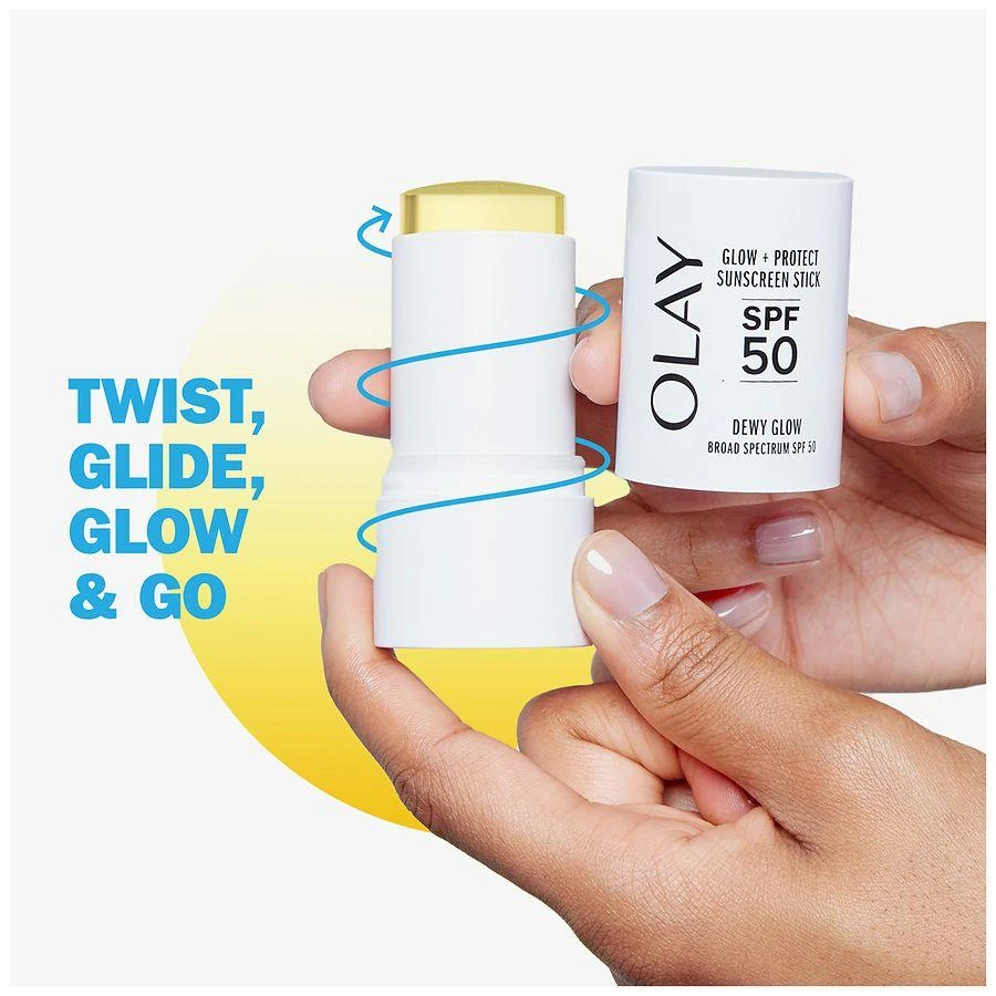 Olay Glow & Protect SPF 50 Face Sunscreen Stick 4