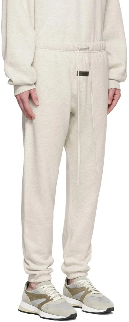Fear of God ESSENTIALS Off-White Cotton Lounge Pants 2