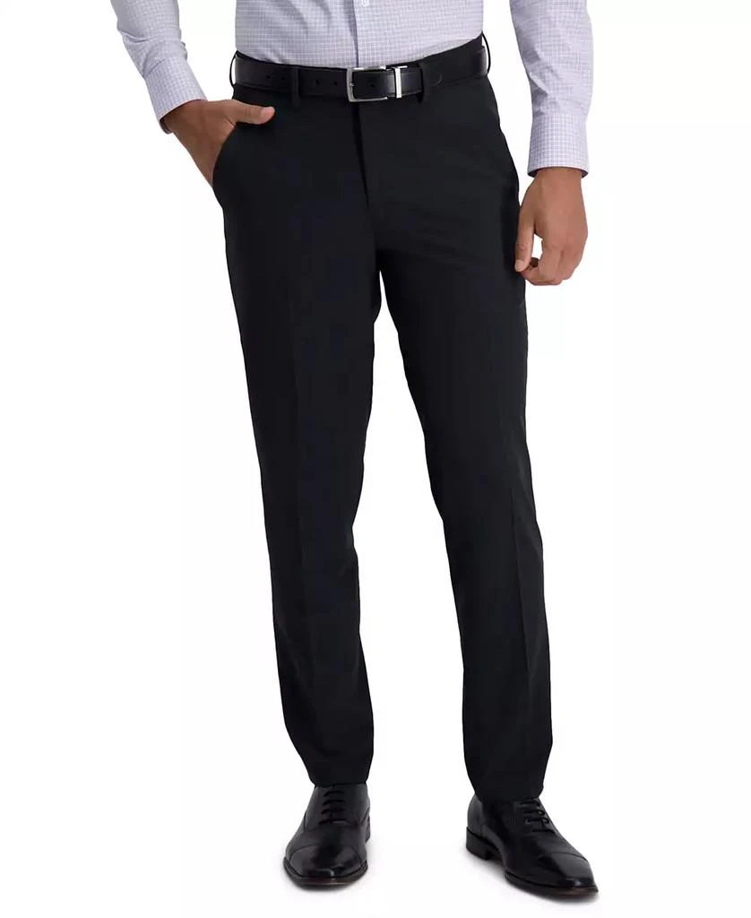Haggar Men’s Active Series Extended Tab Slim Fit Dress Pant 1