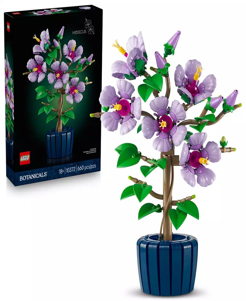 Shop LEGO Botanicals Hibiscus Flower Building Set 10372, 660