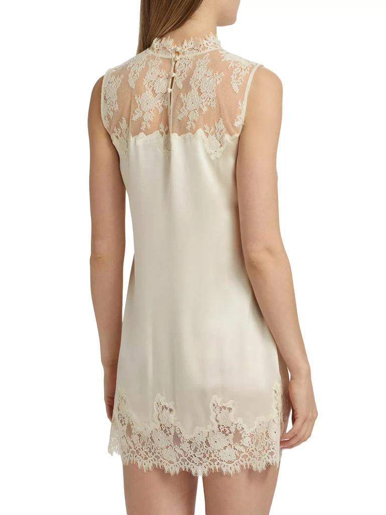 DÔEN Valeria Lace & Silk Minidress 5