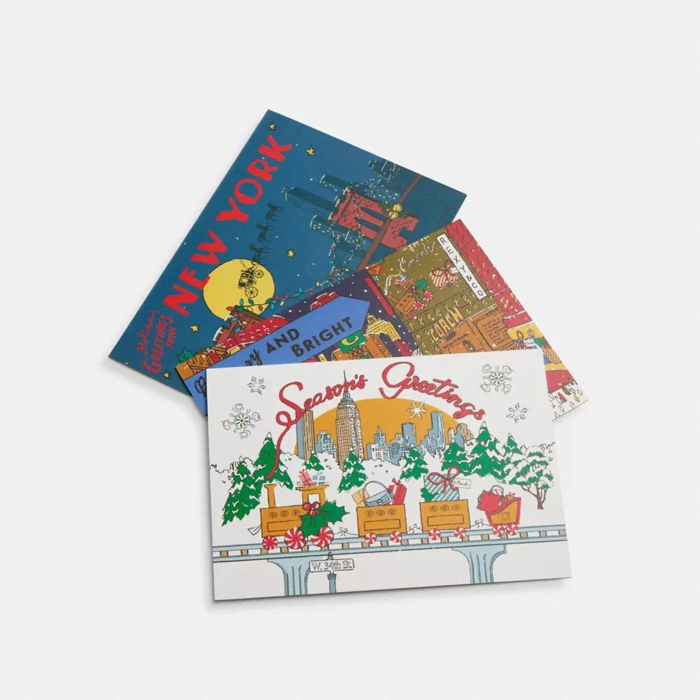 Coach Holiday Card Set 3