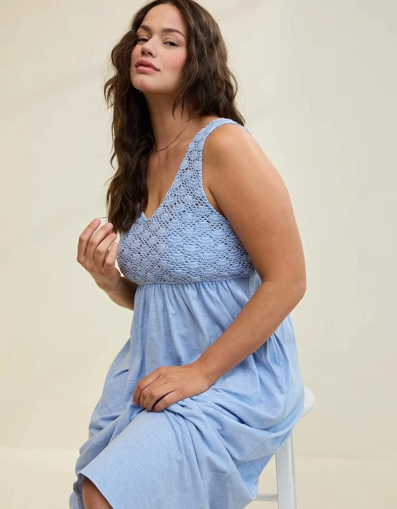 Aerie Aerie Crochet Maxi Dress 1