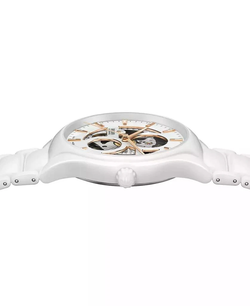 Rado Unisex Swiss Automatic True White High-Tech Ceramic Bracelet Watch 40mm 3