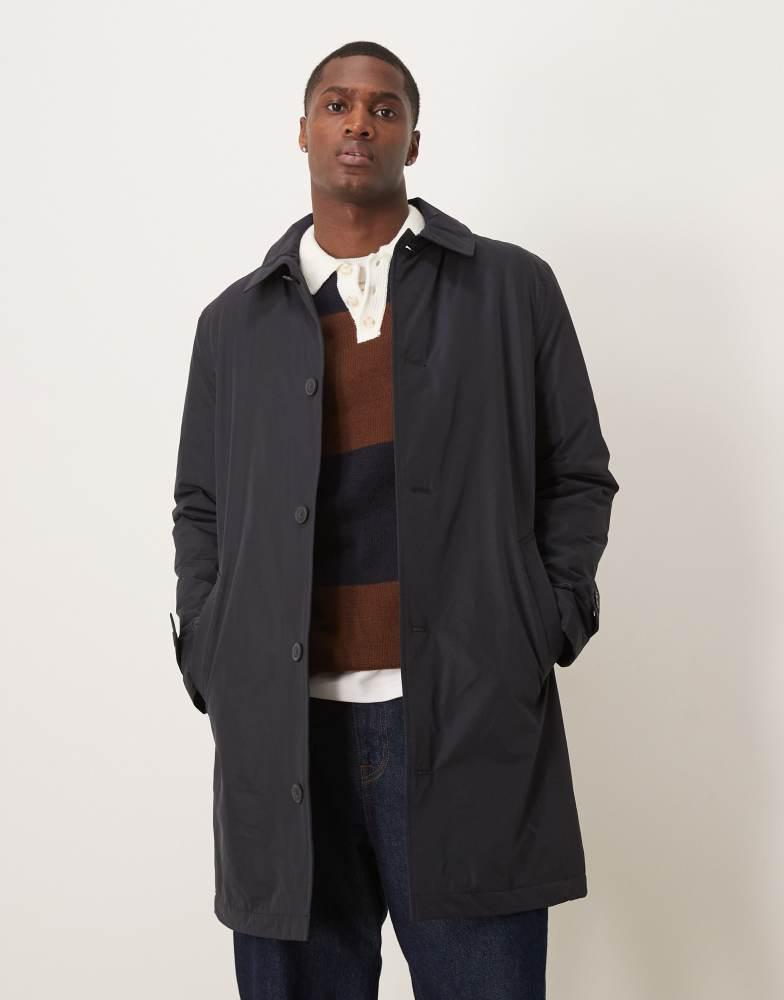 mango navy coat