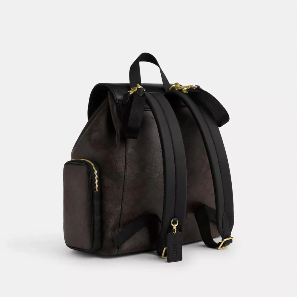 Coach Baby Backpack In Signature Canvas 3