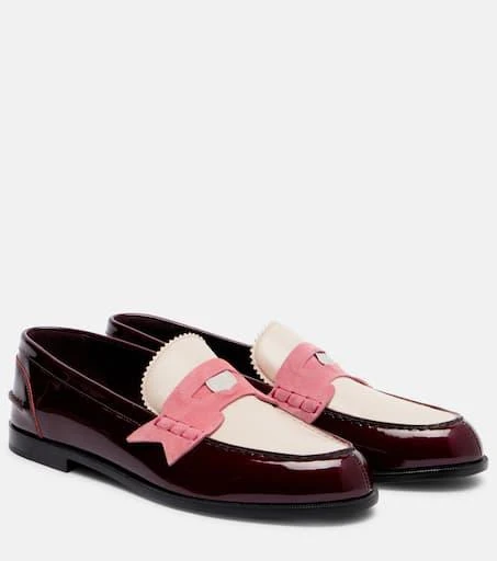 Christian Louboutin Penny leather penny loafers 1