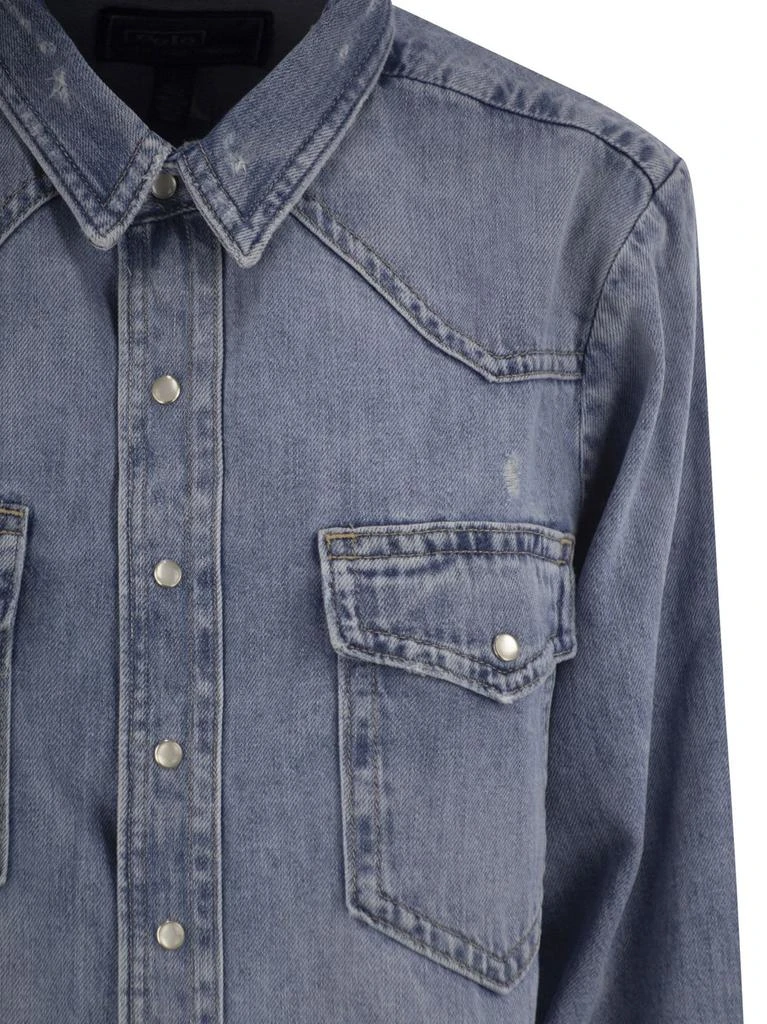 Ralph Lauren Polo Ralph Lauren Distressed Western Shirt 4