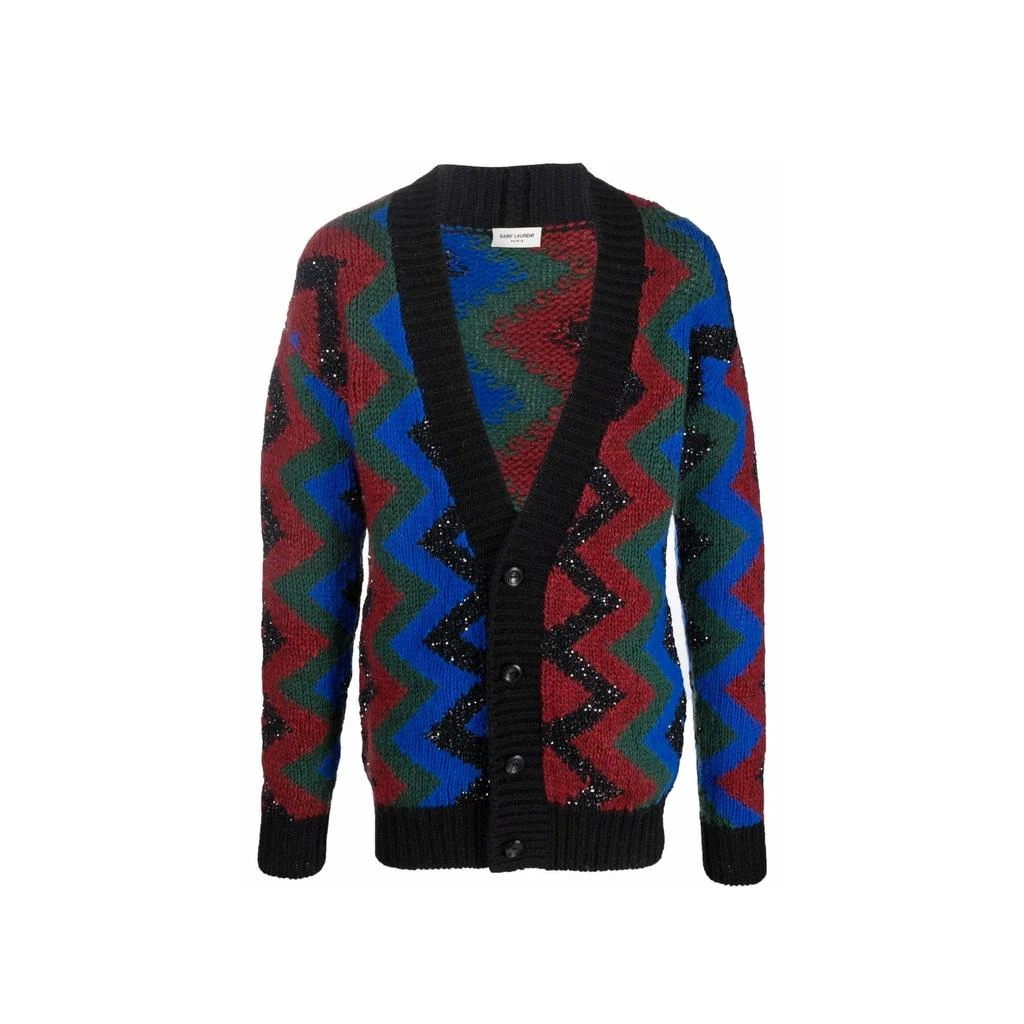 Yves Saint Laurent Saint Laurent Paillettes Cardigan 1