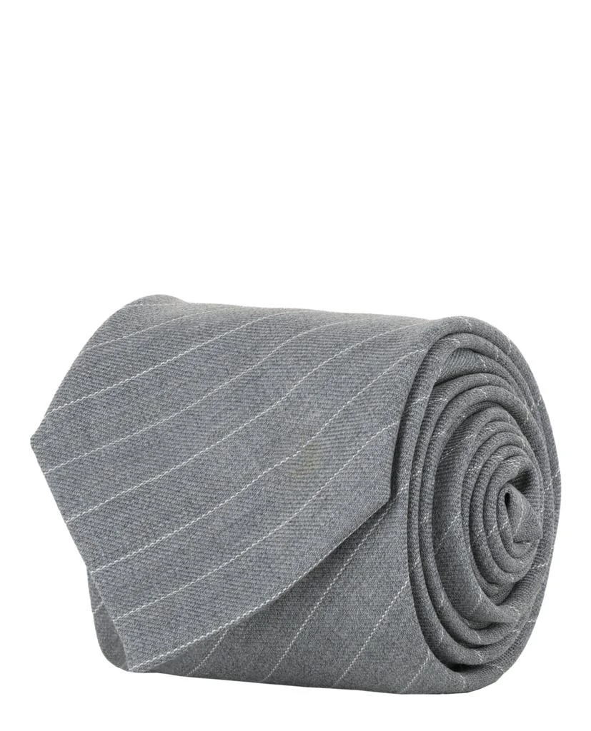 Givenchy Pinstriped Wool Tie 1