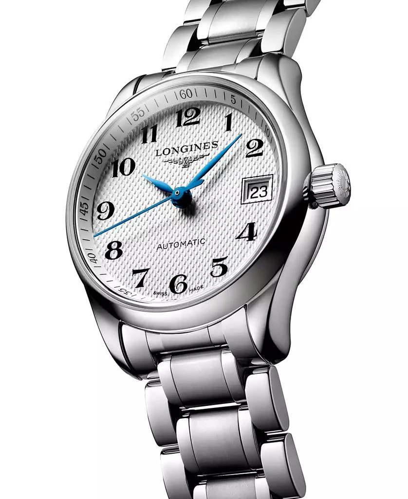 Longines Women's Swiss Automatic Master Stainless Steel Bracelet Watch 26mm L21284786 2