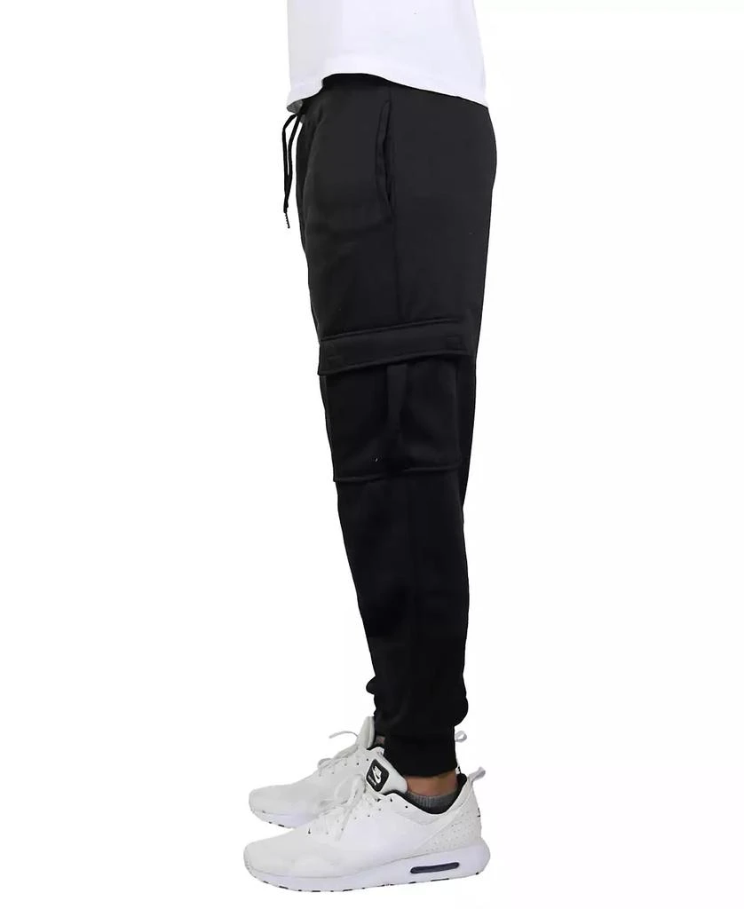 Blue Ice Men's Heavyweight Fleece-Lined Cargo Jogger Sweatpants 3