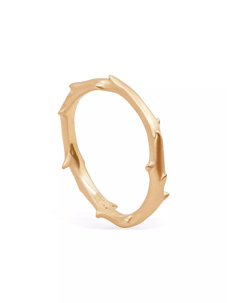 Bernard James Unisex Spina 14K Yellow Gold Branch Ring