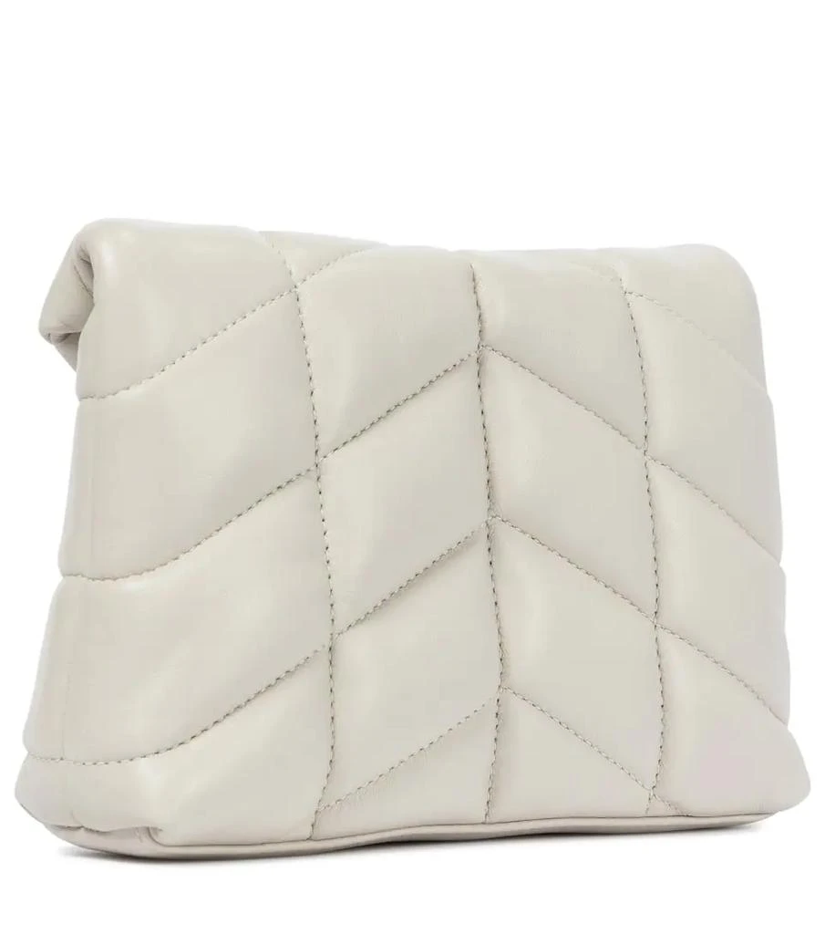 Yves Saint Laurent Loulou Puffer leather clutch 4
