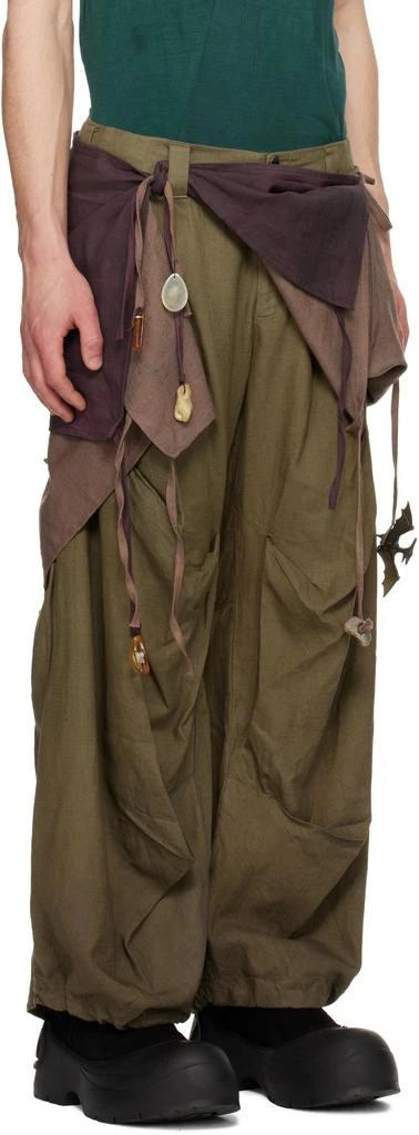 YAKU Khaki 
Brown Journey Trousers 2