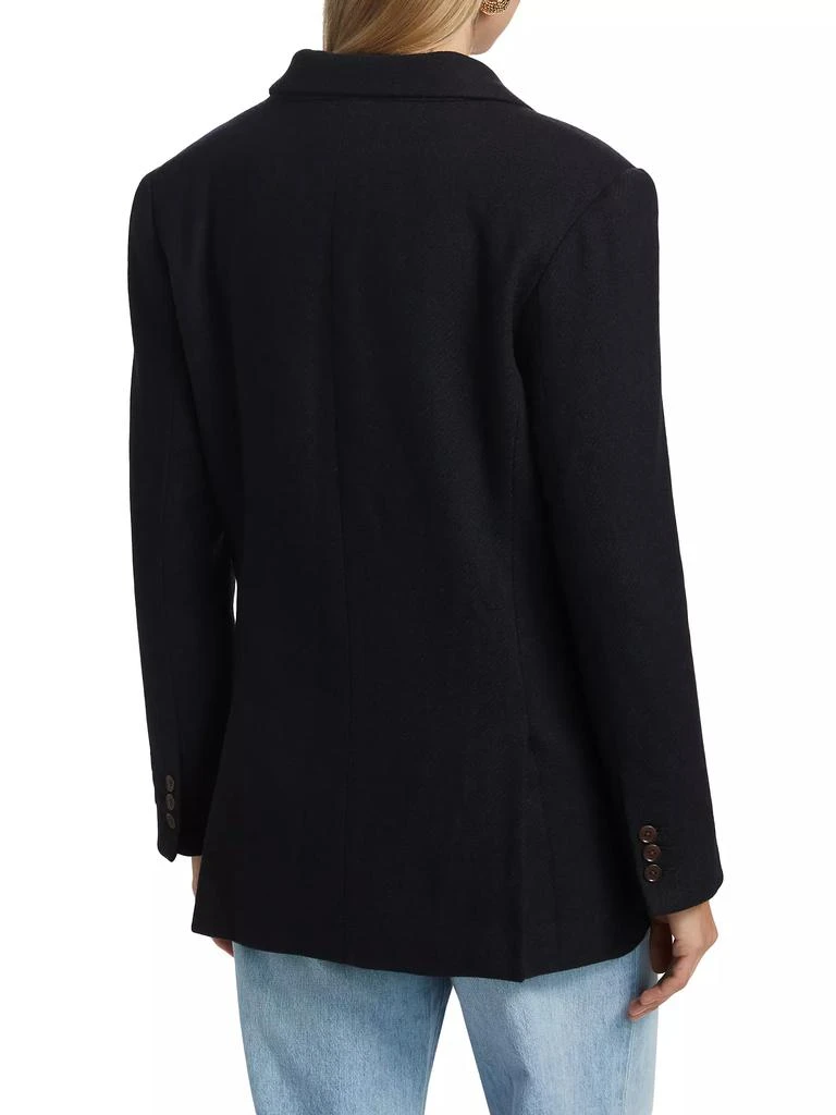 Lingua Franca Jackie Pearl-Embellished Double-Breasted Blazer 5
