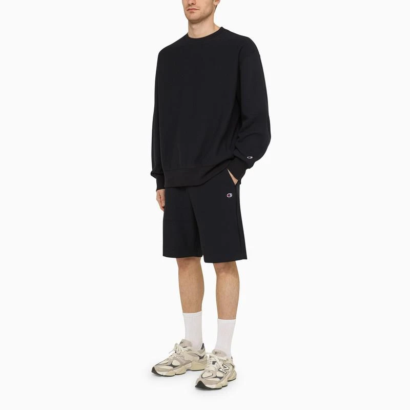 CHAMPION Blue cotton blend crew-neck sweatshirt 2