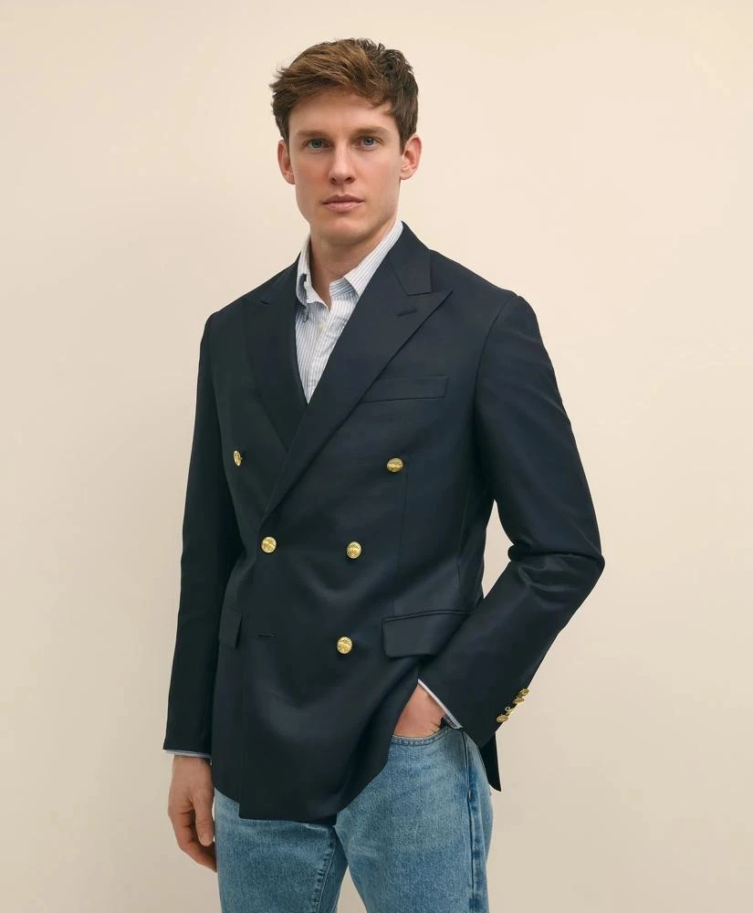 Brooks Brothers American-Made Classic Fit Double-Breasted 1818 Blazer 3